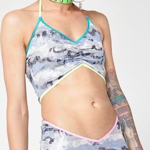 Wild fire cut out mini dress